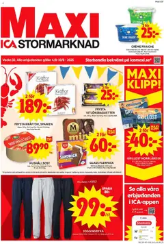 Förhandsgranska reklamblad Malmö från butik ICA Maxi gäller från 04/08/2025