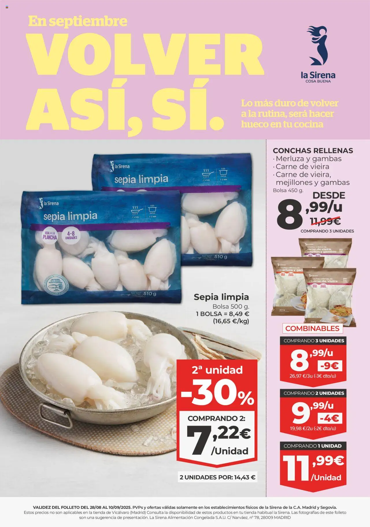 La Sirena Folleto > 28/08 - 10/09/2025 > Ofertas