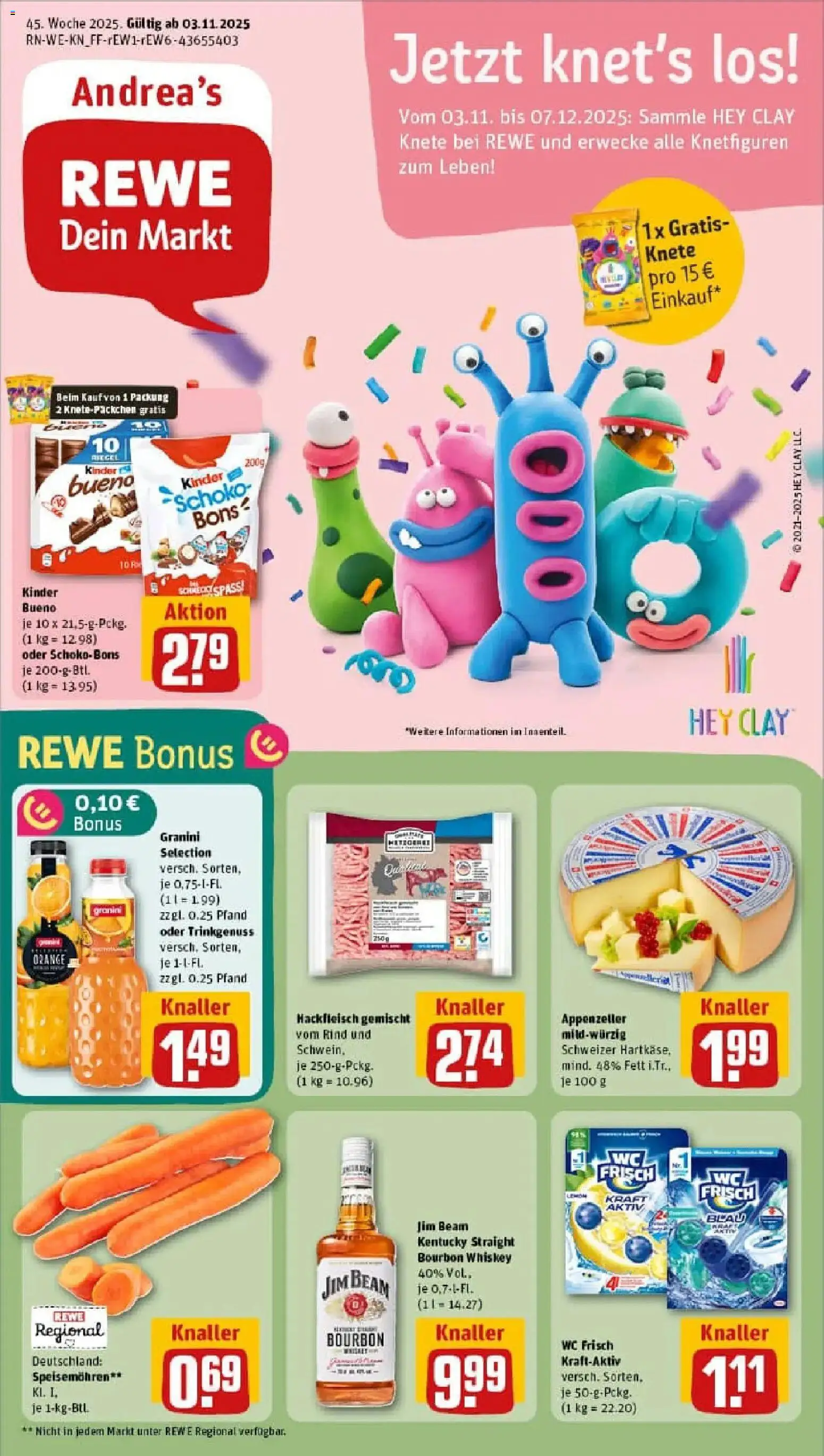 Vorschau von dem Prospekt des Geschäftes Rewe, gültig ab dem 02.11.2025