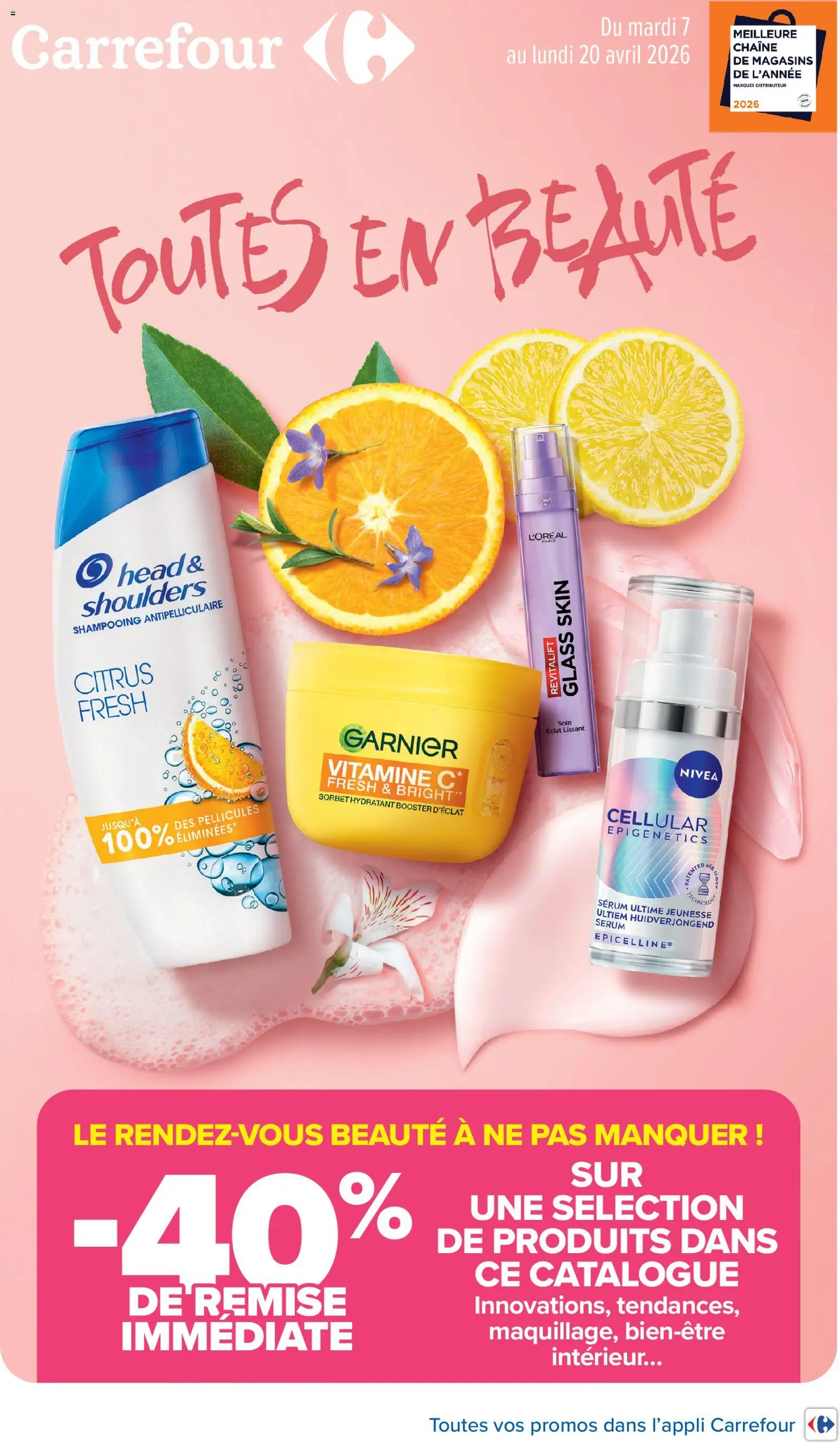 Prévisualisation de Carrefour Toutes en beauté du magasin Carrefour formulaire valide 07/04/2026
