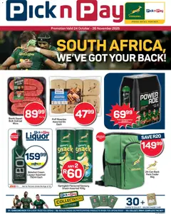Preview of Pick n Pay flyer valid from 24/10/2025