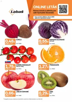 Náhľad Labaš letáku platného od 13.11.2025