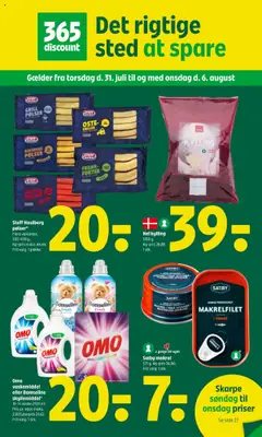 Eksempel på tilbudsavis Tilbudsavis fra butik Coop 365 gyldig fra 31/07/2025