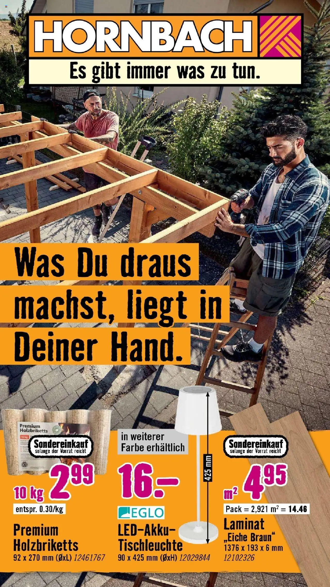  Hornbach Flugblatt ab (09.09.2025 - 08.10.2025) - Seite 1