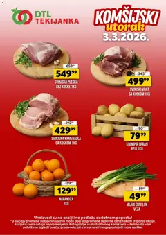 Pregled Tekijanka kataloga - važi od 03.03.2026