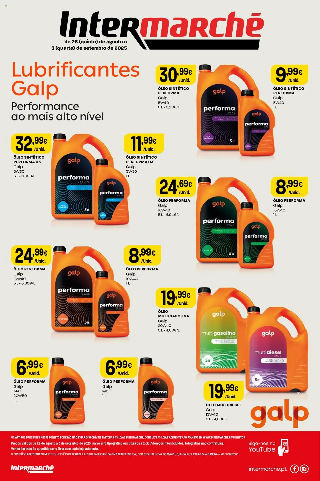 Intermarché Folheto de 28/08/2025 - catálogo esta semana - página 1 - Óleo