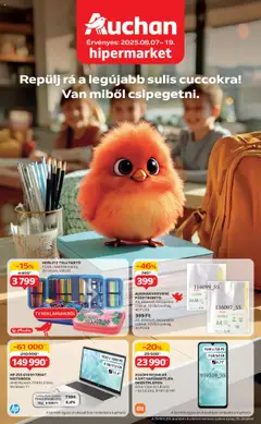 Auchan - Iskolakezdés ajánlataink megtekintése, amely érvényes 2025.08.07.-től