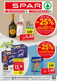 Vorschau der Angebote: Spar Wien gültig ab 17.07.2025