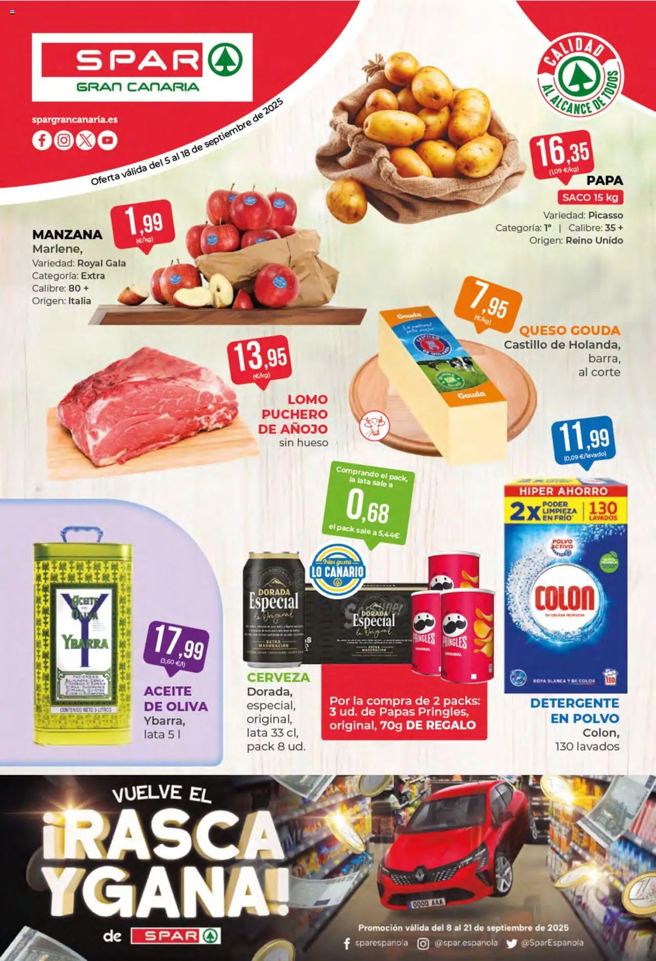 Folleto SPAR 05/09/2025 - 18/09/2025 (catálogo)