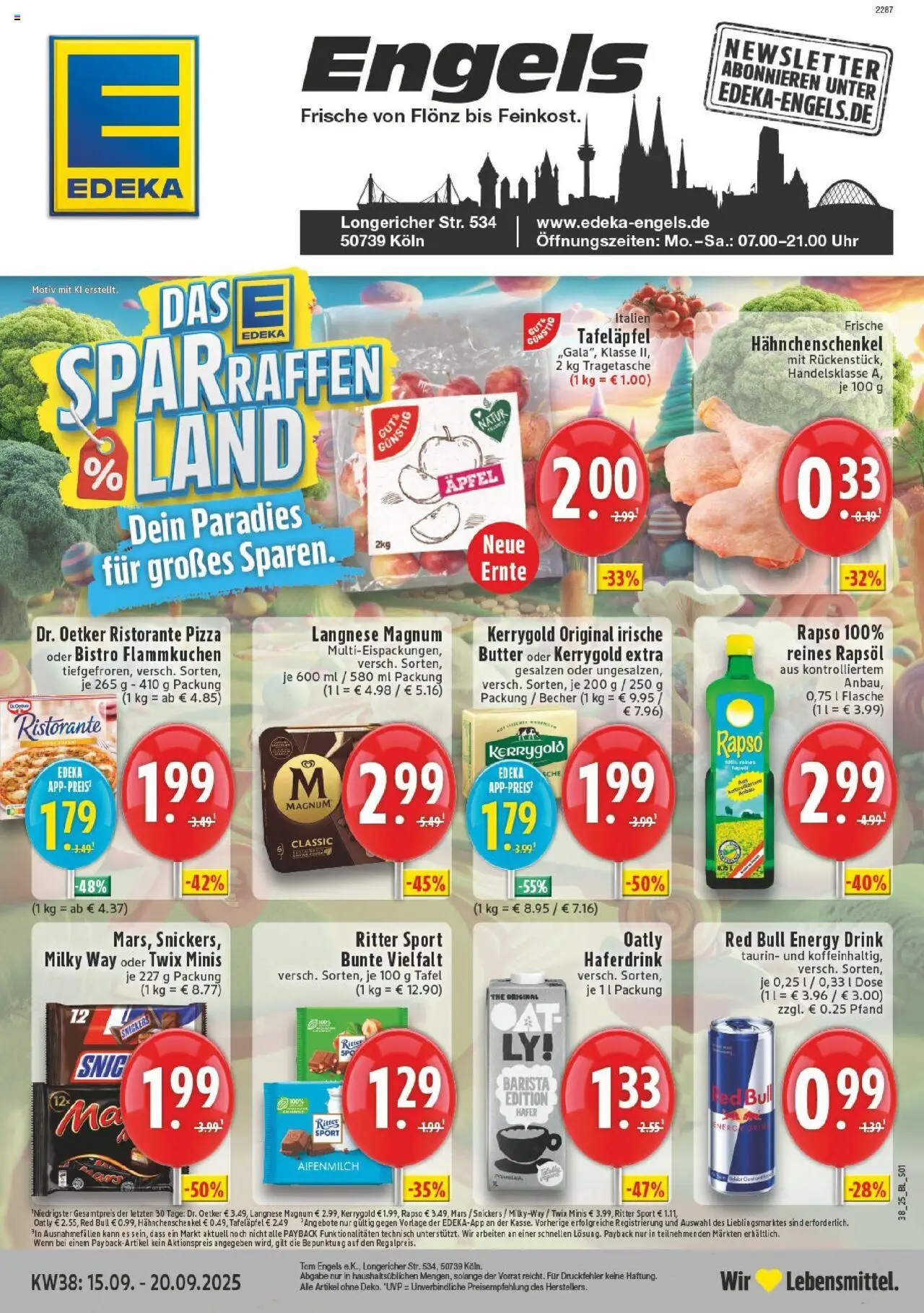 EDEKA Prospekt ab 14.09.2025 - Prospekt Köln-Longerich Online