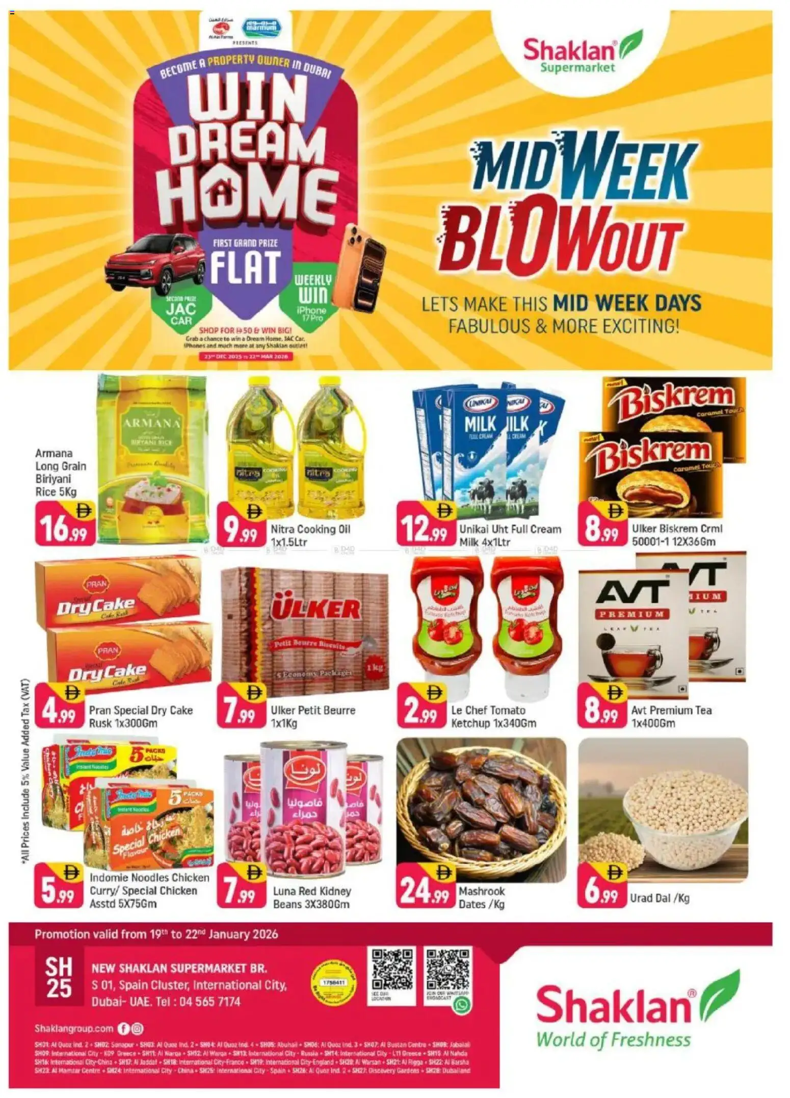 Preview of the catalogue Midweek Blow Out - S01, International City, Spain Cluster of store Shaklan valid from 19 Jan, 2026