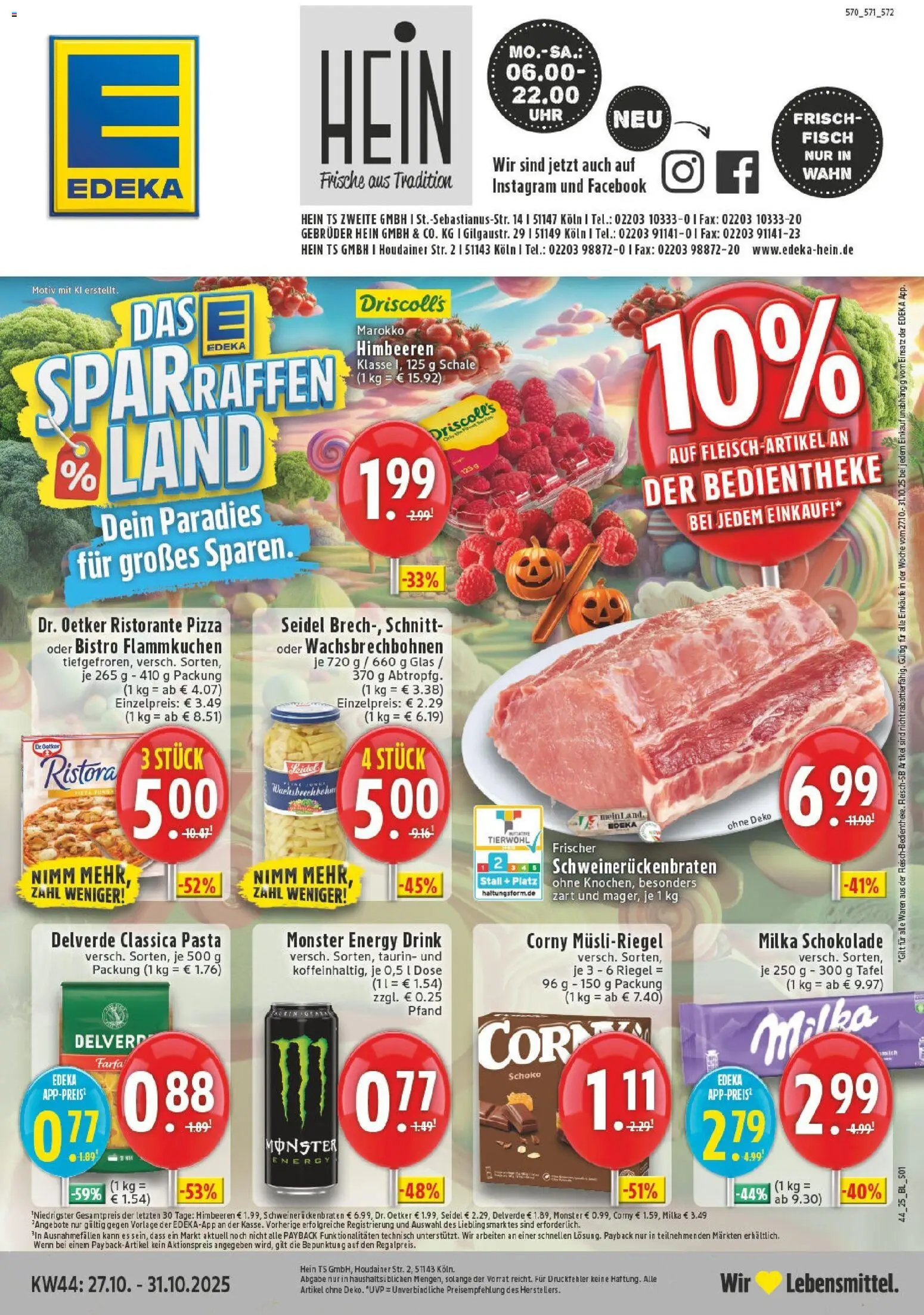 Vorschau von dem Prospekt des Geschäftes Edeka, gültig ab dem 26.10.2025