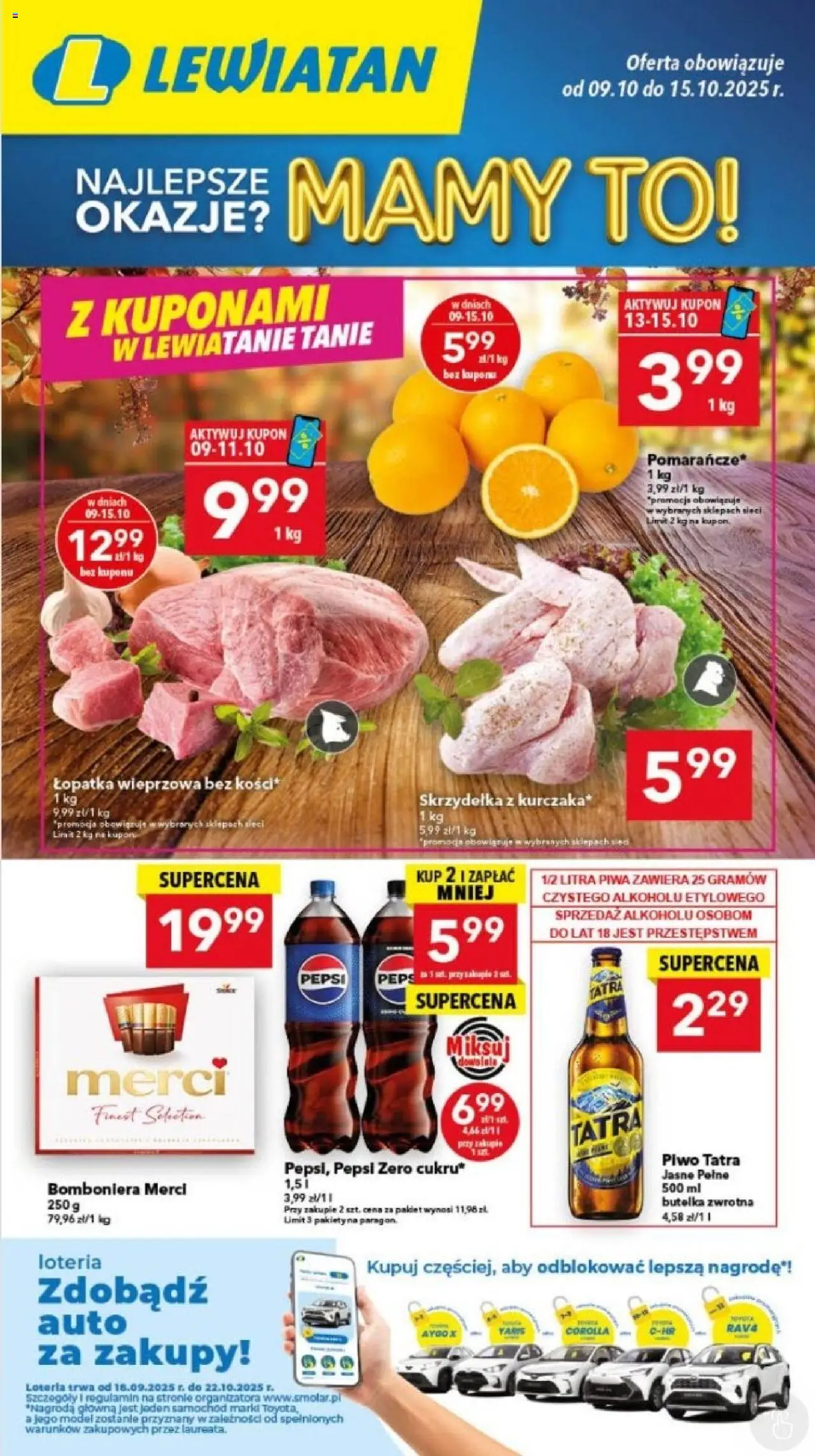 Lewiatan gazetka od 09.10.2025 - Promocje "Bydgoszcz" - Numer strony 1