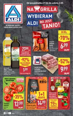 Pogląd gazetki "Aldi gazetka - Sezon na grill" ze sklepu Aldi ważnej od 27.04.2026