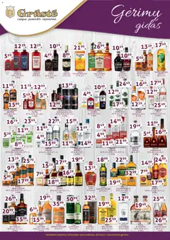 GRUSTE parduotuvės leidinio Leidinys - Gėrimų gidas galiojančio nuo 2026.01.02 peržiūra