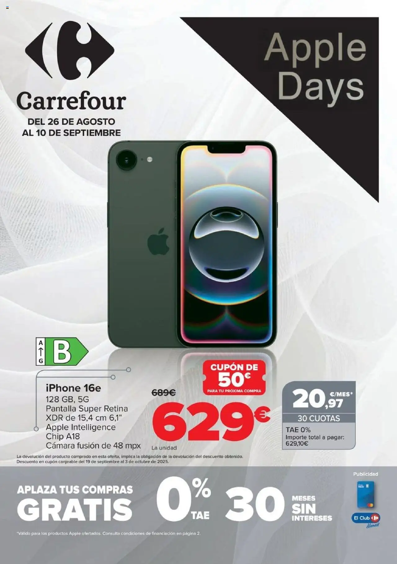 Folleto Carrefour del 26/08/2025 >> Tecnologia