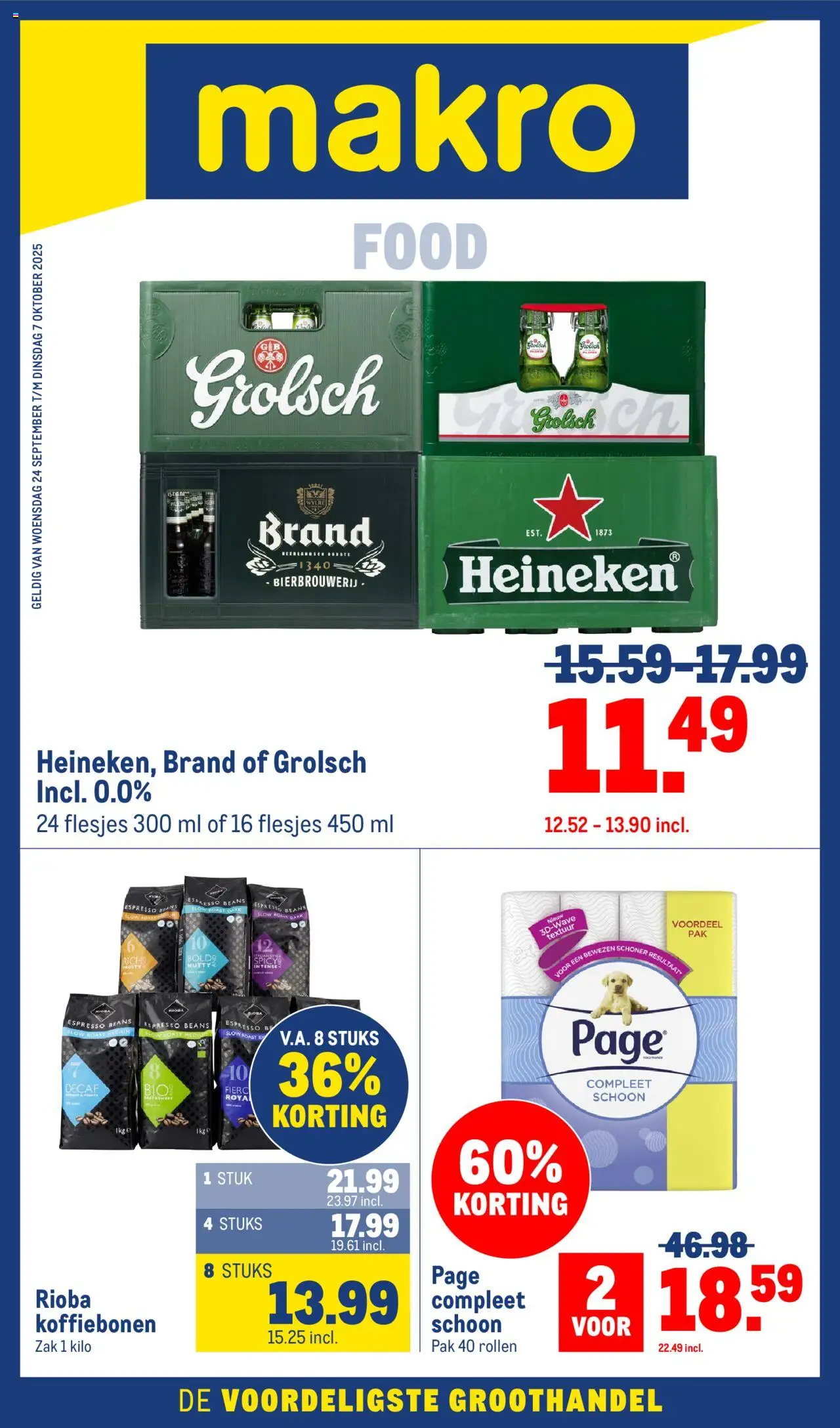Makro shop Folder geldig vanaf 24-09-2025 - Paginanummer 1