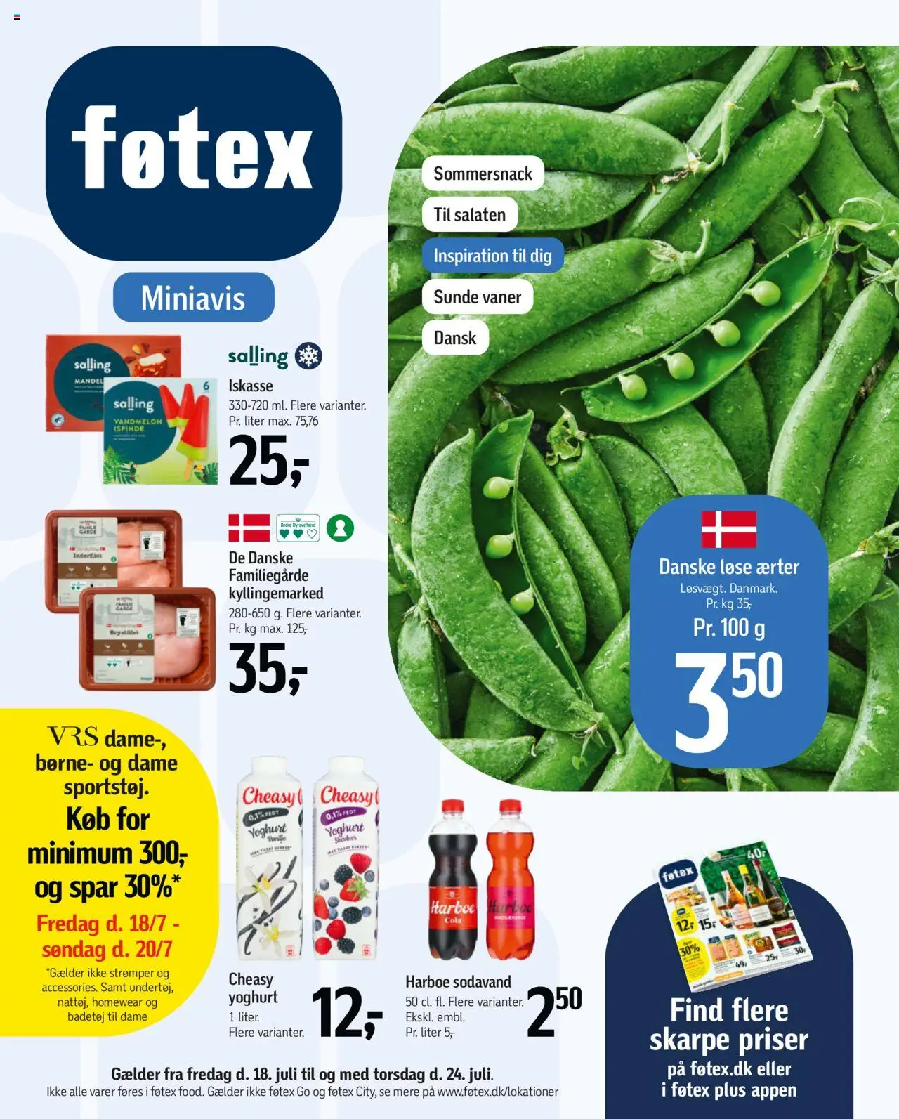 Føtex tilbudsavis gyldig fra 18/07/2025 - side 1