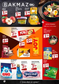 Pregled letka Ponuda trgovine Bakmaz vrijedi od 30.10.2025