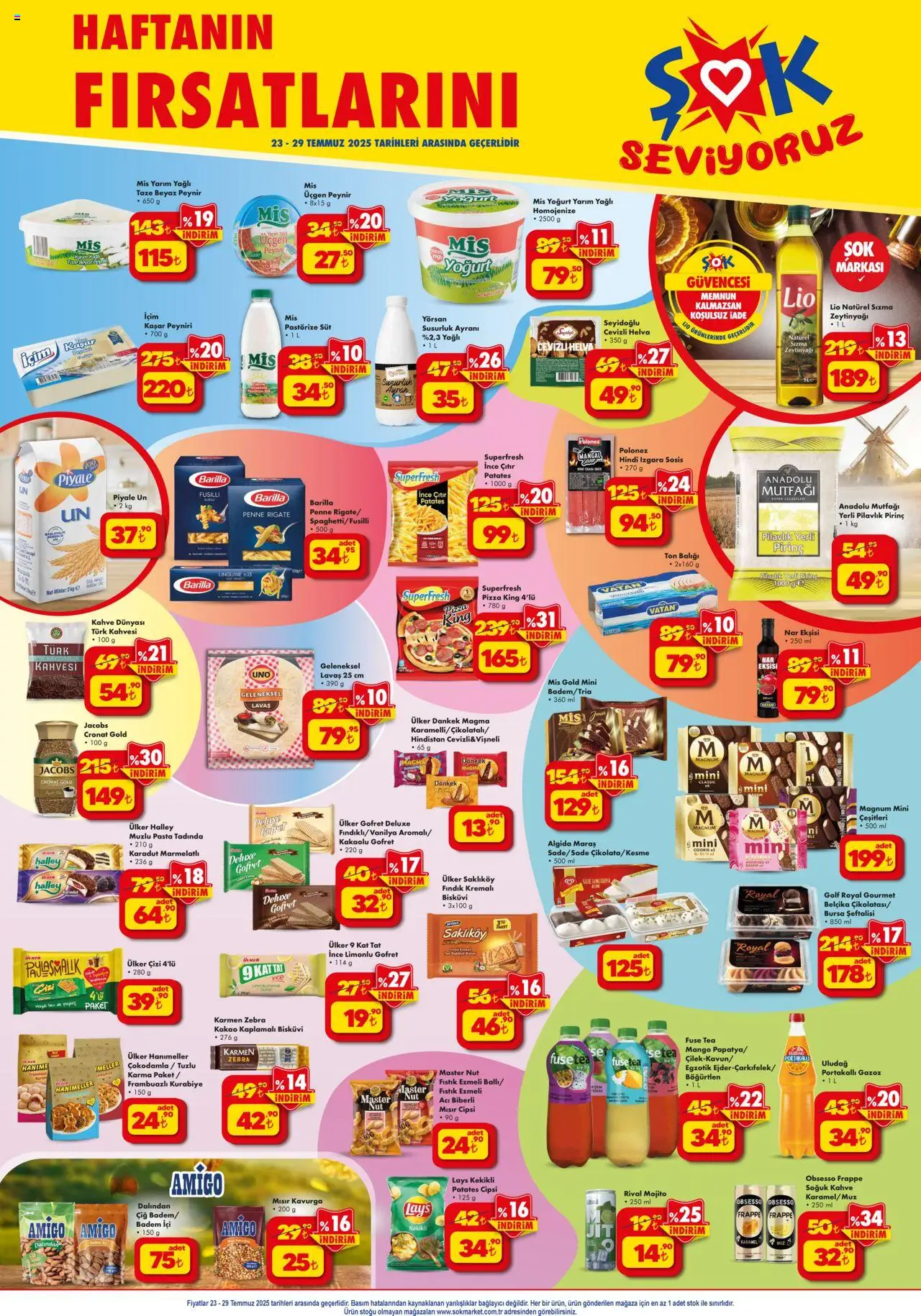 Şok Market katalog 23 Temmuz 2025 - Aktüel ürünler - Sayfa numarası 1