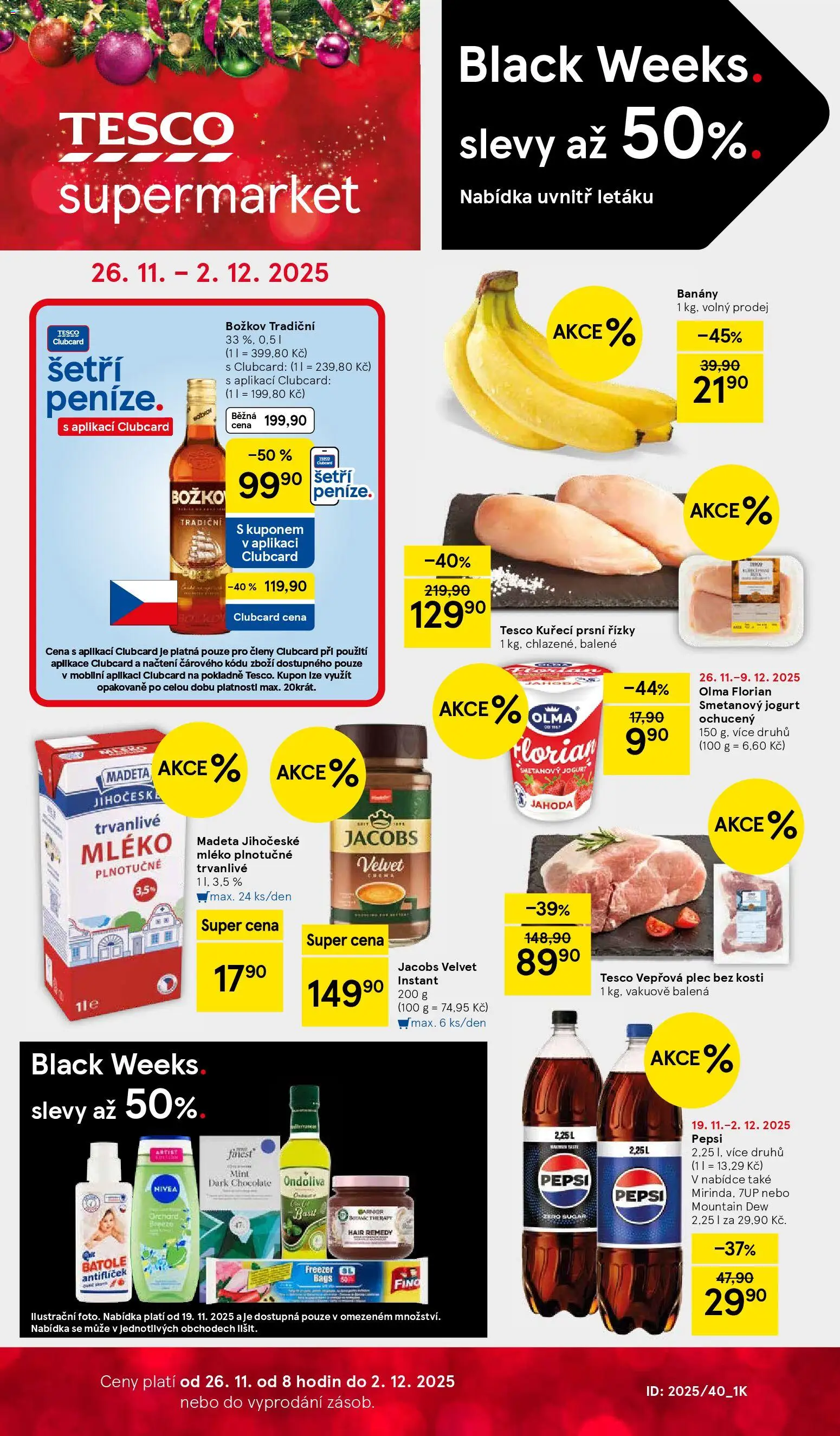 Náhled nabídky: Tesco Black Friday platný od 26.11.2025