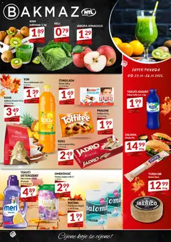 Pregled letka Ponuda trgovine Bakmaz vrijedi od 23.10.2025