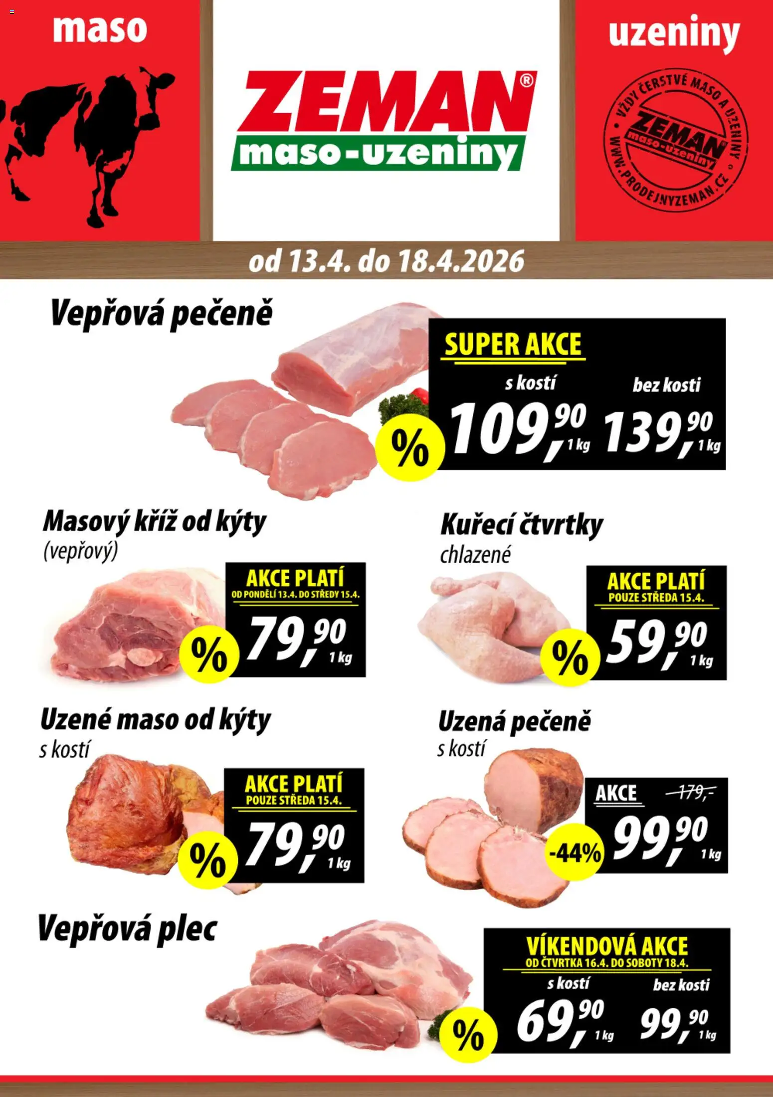 Náhled nabídky: Prodejny Zeman Prodejny Zeman leták platný od 13.04.2026