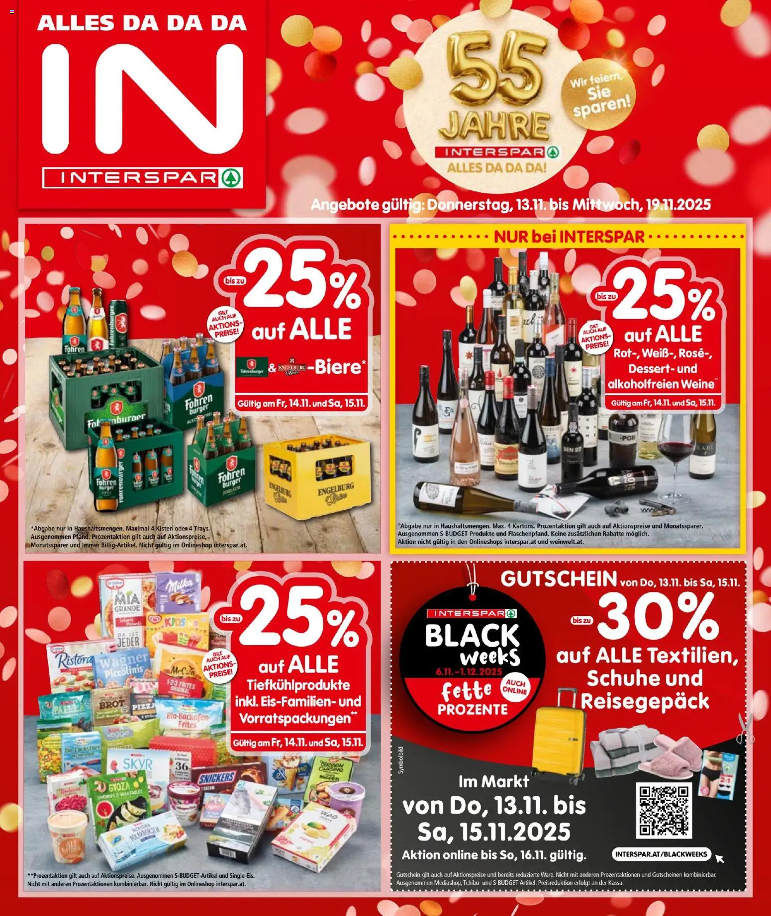 Vorschau der Angebote: Interspar Black Friday gültig ab 13.11.2025
