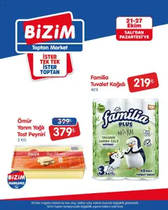 Bizim Toptan İndirim 21.10.2025 - Broşürünün önizlemesi