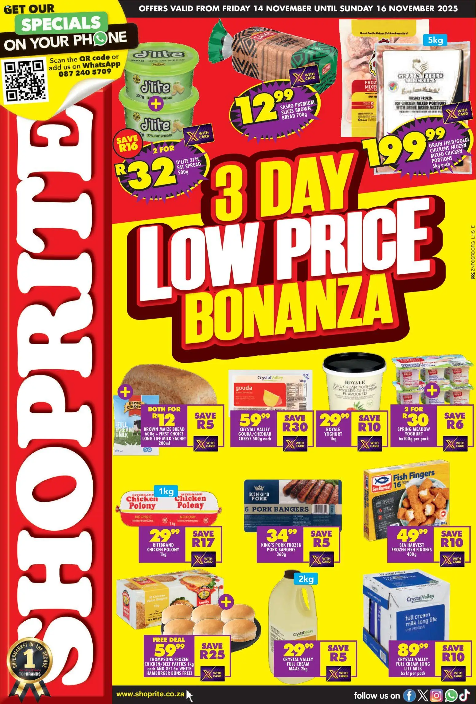 Preview of Shoprite flyer valid from 14/11/2025
