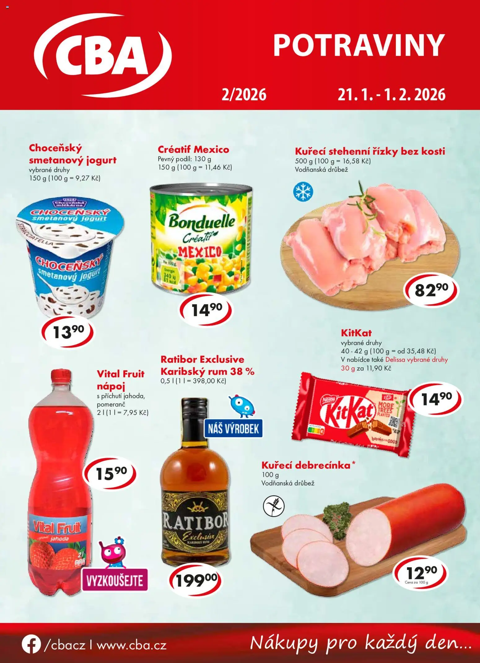 Náhled nabídky: CBA Leták platný od 21.01.2026