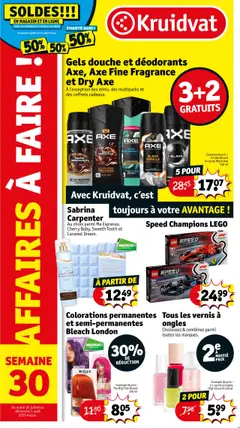 Prévisualisation de Folder de la semaine 30 du magasin Kruidvat formulaire valide 22/07/2025