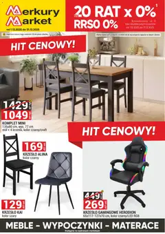 Pogląd gazetki "Meble, Wypoczynki, Materace" ze sklepu Merkury Market ważnej od 01.12.2025