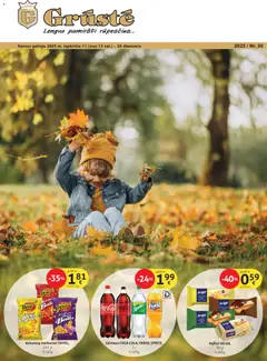 GRUSTE parduotuvės leidinio Leidinys galiojančio nuo 2025.11.11 peržiūra