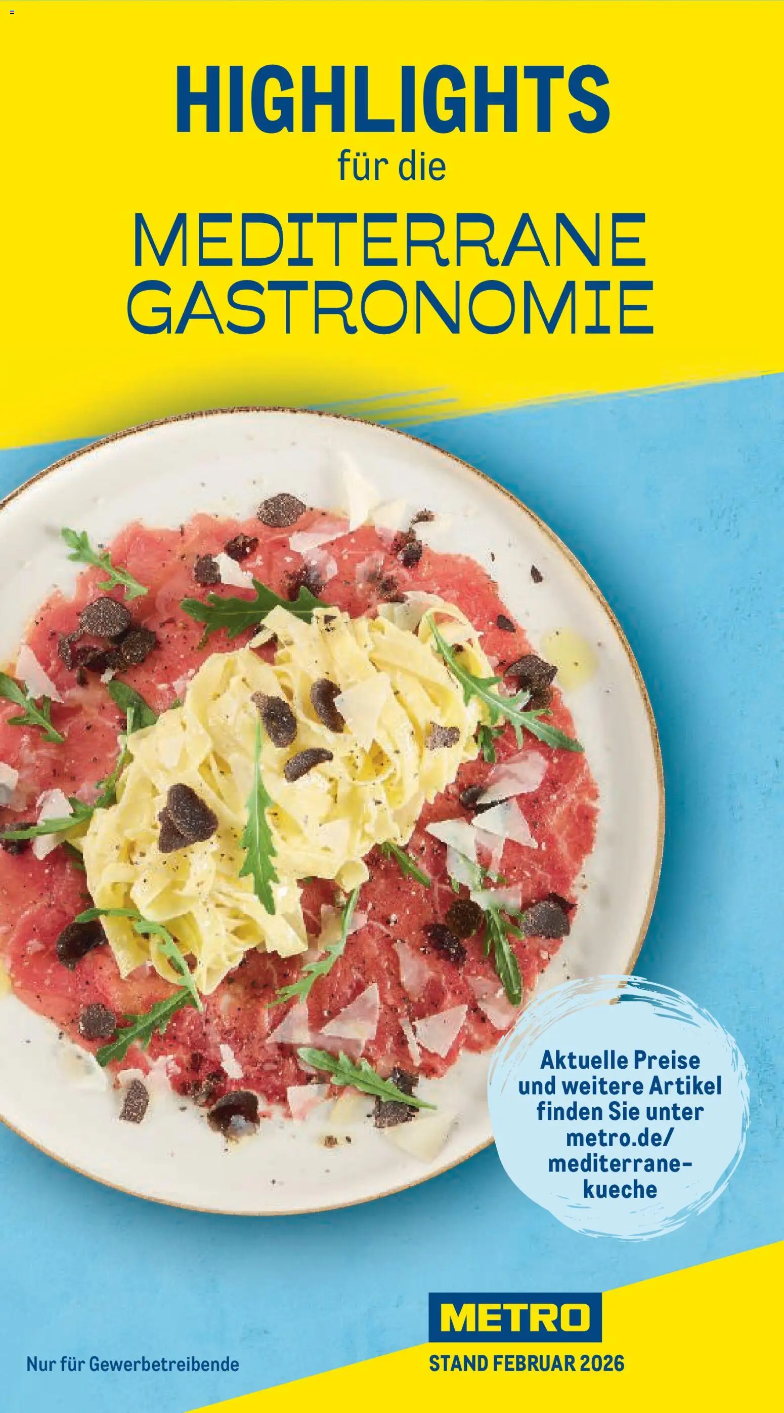 Vorschau von dem Prospekt des Geschäftes Metro, gültig ab dem 01.02.2026