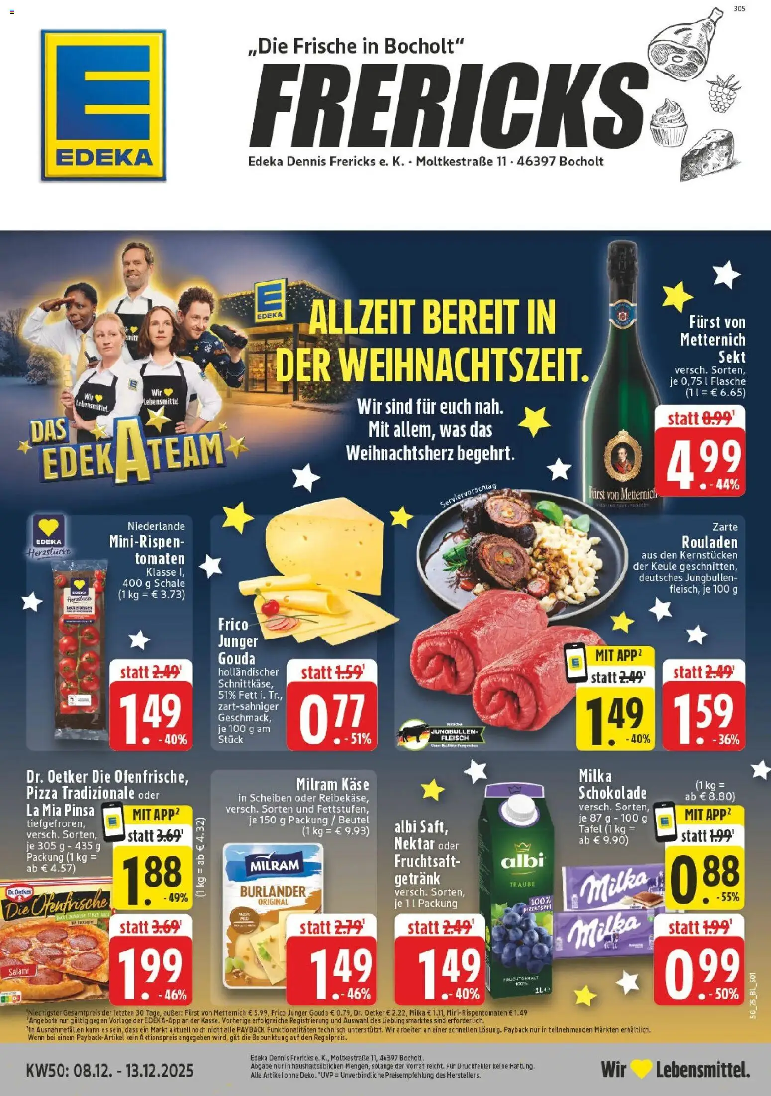 Vorschau von dem Prospekt des Geschäftes Edeka, gültig ab dem 07.12.2025