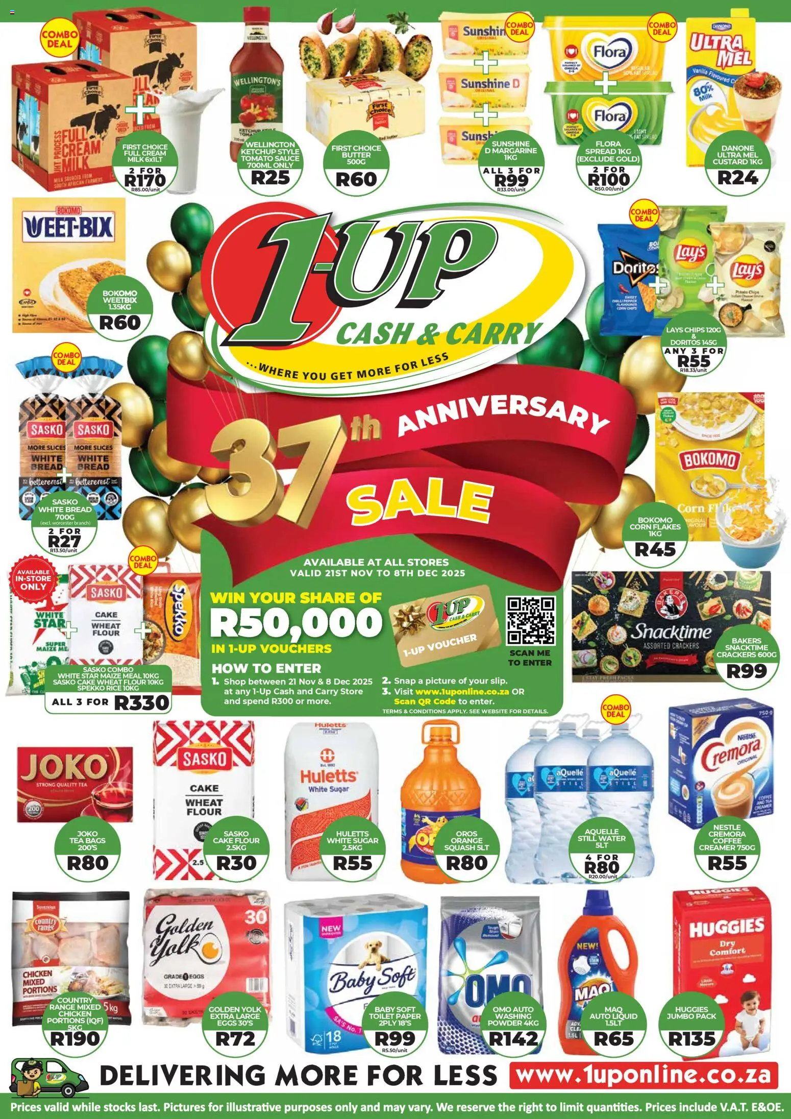 Preview of 1UP Cash & Carry flyer valid from 21/11/2025