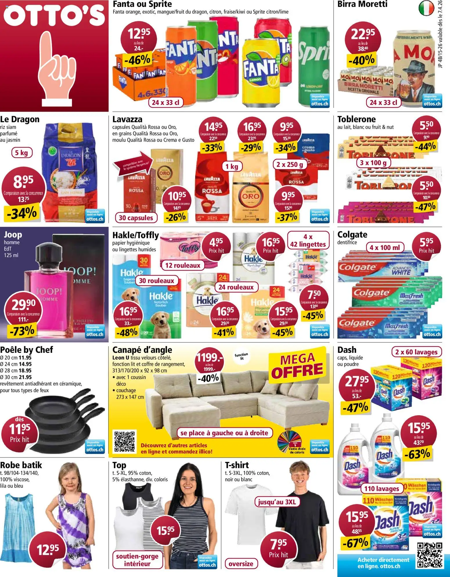 Vorschau des Merkblatts Otto's aktionen FR vom Shop Otto's gültig von 07.04.2026 bis 13.04.2026