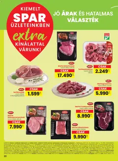 Spar - Extra ajánlat megtekintése, amely érvényes 2025.10.30.-től