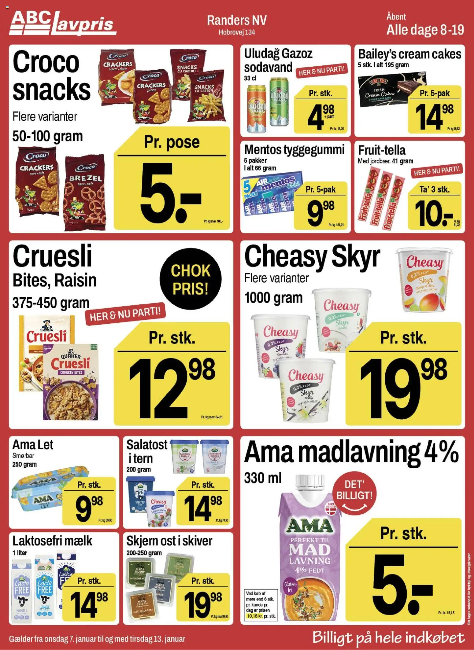 Eksempel på tilbudsavis Randers NV fra butik Abc Lavpris gyldig fra 07/01/2026