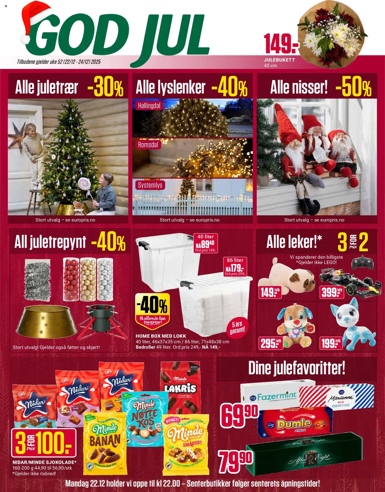 Forhåndsvis Kundeavis fra butikk Europris gyldig fra 22/12/2025