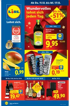 Vorschau des Merkblatts Aktionen vom Shop Lidl gültig von 11.12.2025 bis 17.12.2025
