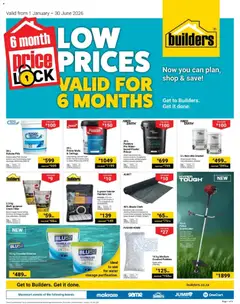 Preview of Builders flyer valid from 01/01/2026