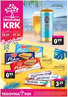 Pregled letka Katalog trgovine Trgovina Krk vrijedi od 16.07.2025