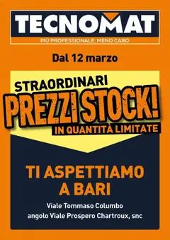 Anteprima dell'opuscolo Tecnomat catalogo Bari dal negozio TECNOMAT valido da 12/03/2026