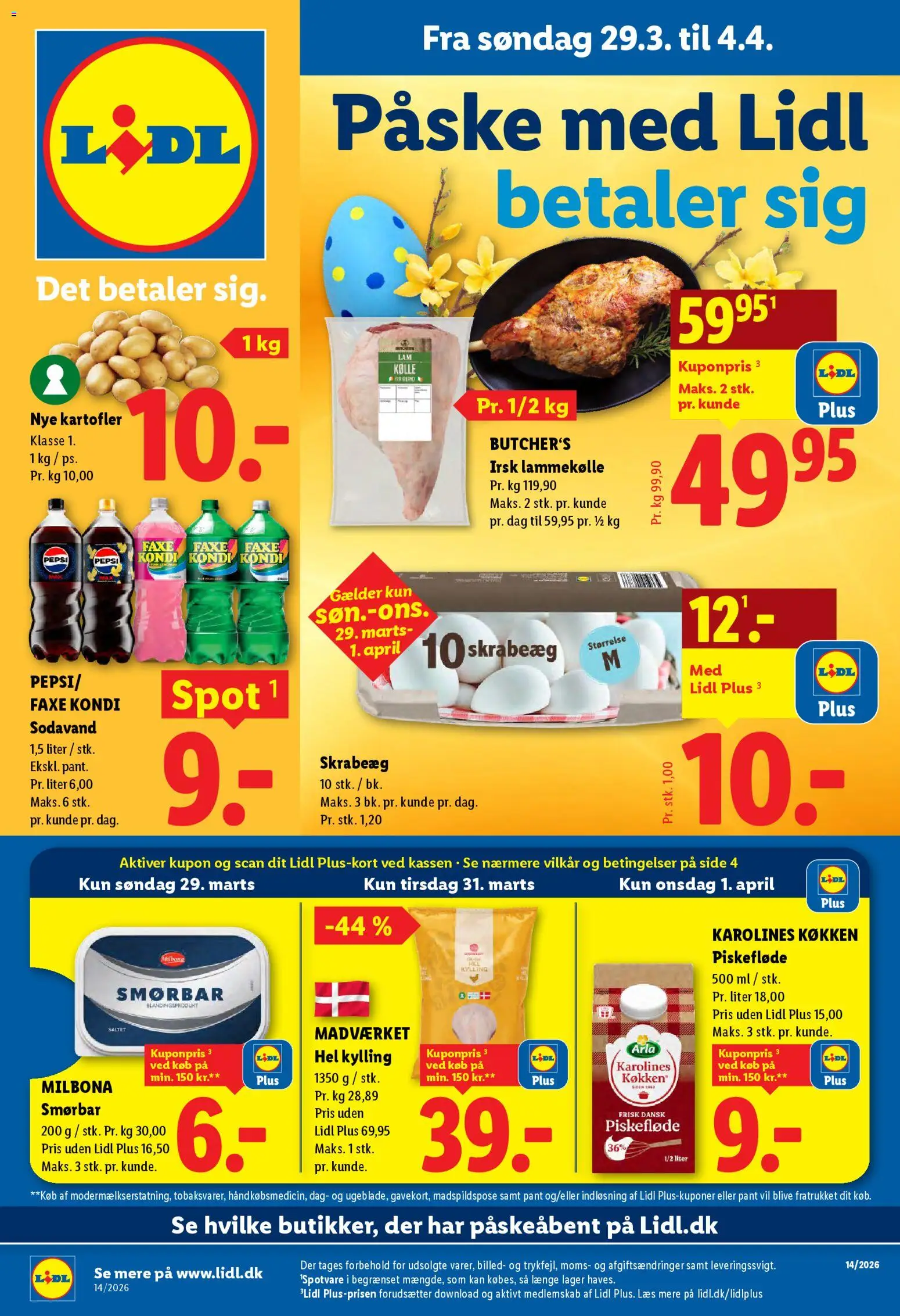 Eksempel på tilbudsavis Lidl - Tilbudsavis fra butik Lidl gyldig fra 29/03/2026