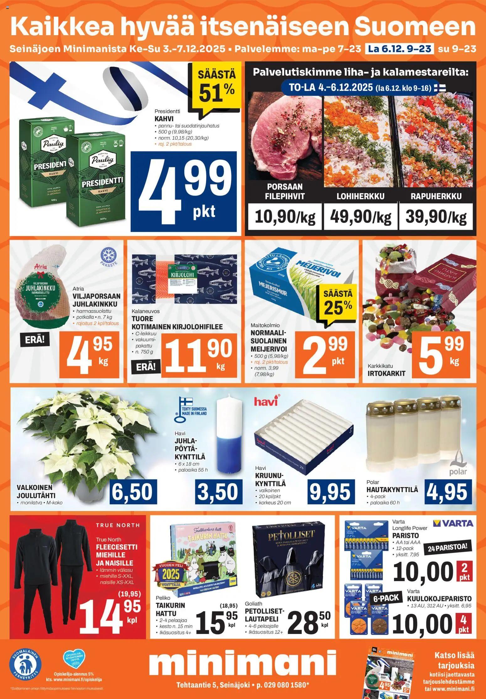 Kaupan Minimani Tarjoukset - Seinäjoki esikatselu, voimassa 03/12/2025