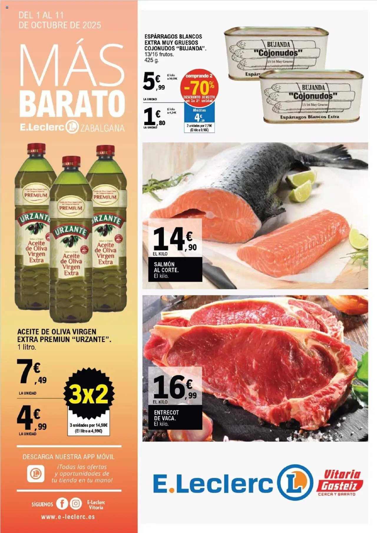 E.Leclerc Folleto > 01/10 - 11/10/2025 > Ofertas