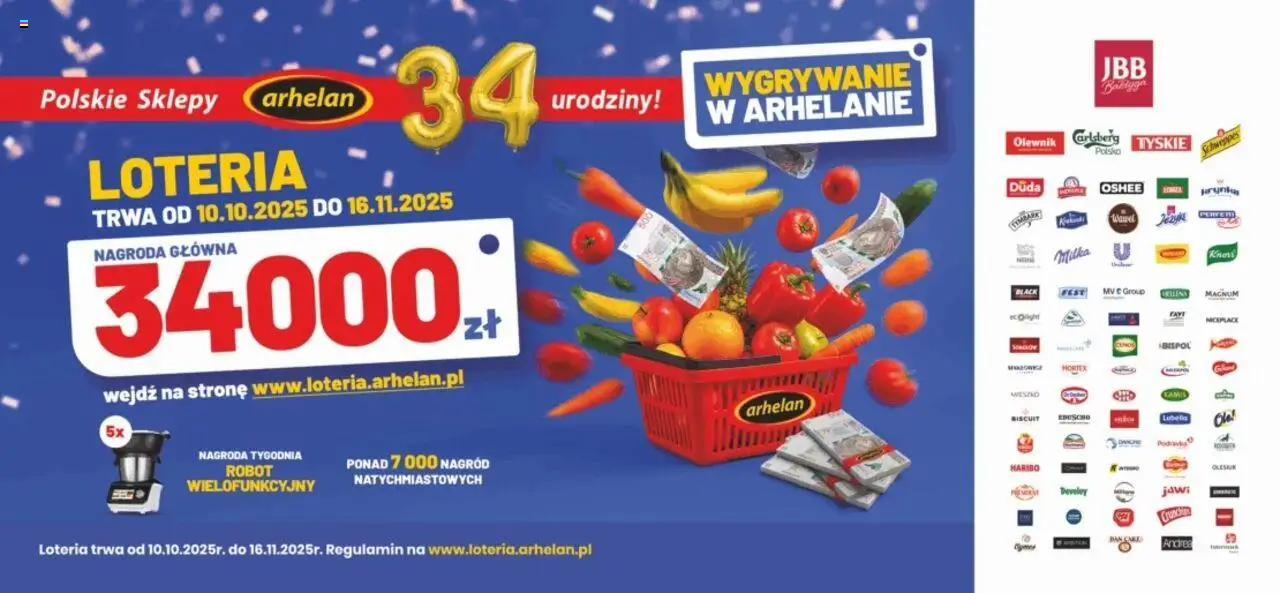 Arhelan Konkurs - Urodzinowa Loteria od 10.10.2025 - Nowa Gazetka - Numer strony 1