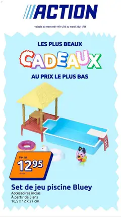 Prévisualisation de Prospectus du magasin Action formulaire valide 19/11/2025